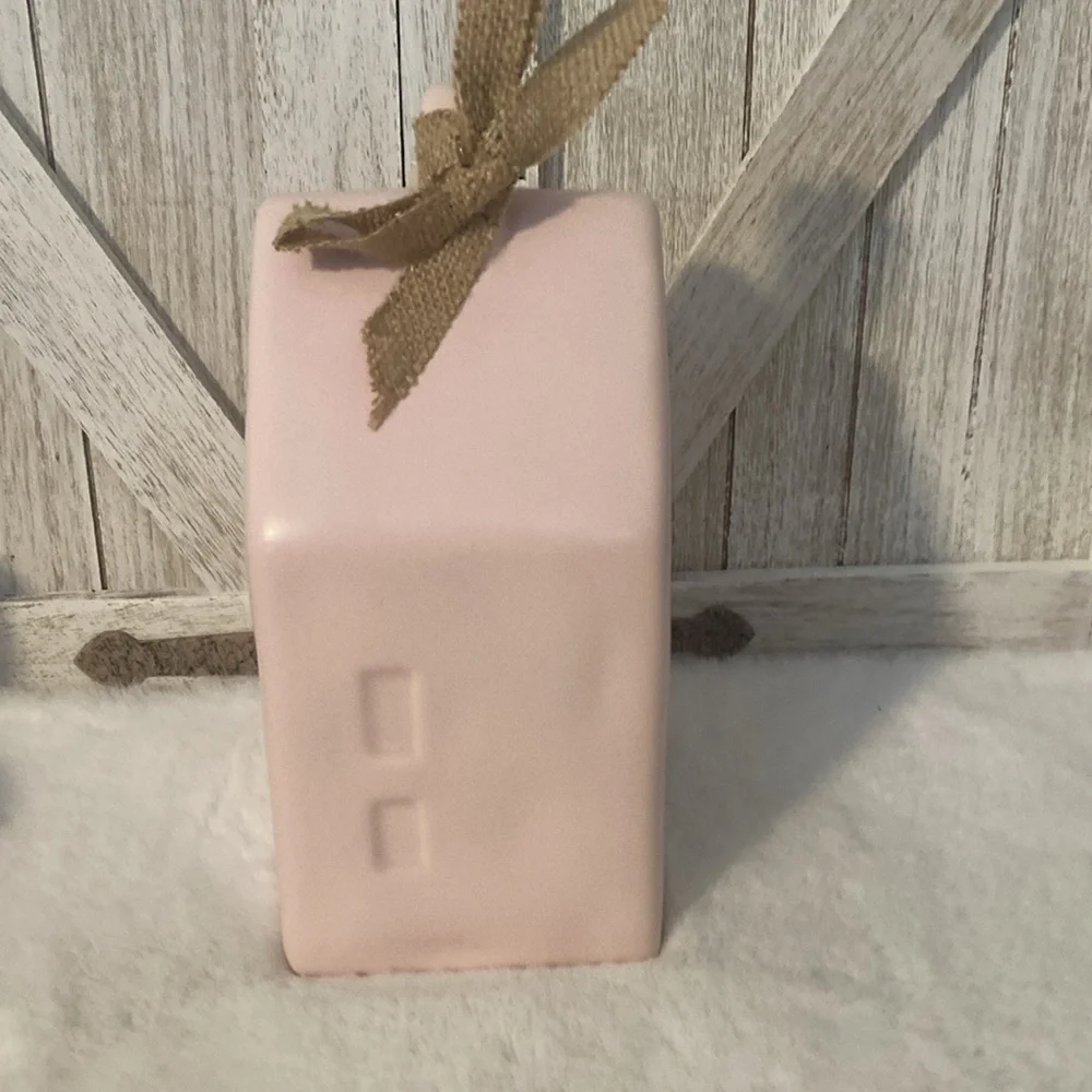 Rae Dunn Home Birdhouse in Light Pink